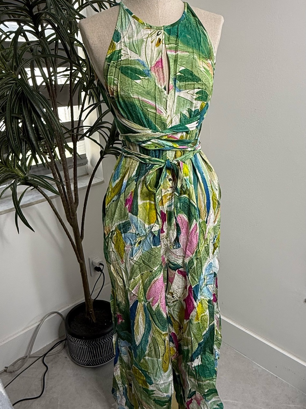 TedBaker Jumpsuit Halter Maxi Dress - Picture 3 of 13